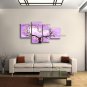 4 Pieces Contemporary Wall Art Landscape Painting Tree Contemporary Decor