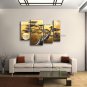 Tetraptych Contemporary Wall Art Landscape Painting Tree Gallery Wrapped