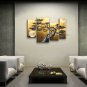 Tetraptych Contemporary Wall Art Landscape Painting Tree Gallery Wrapped