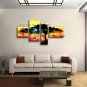 Handmade Tetraptych Contemporary Wall Art Landscape Painting Ready To Hang