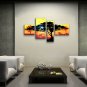 Handmade Tetraptych Contemporary Wall Art Landscape Painting Ready To Hang