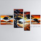 Hand Painted Large Contemporary Wall Art Landscape Painting Inner Framed