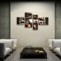 Handmade 4 Pieces Contemporary Wall Art Landscape Painting Inner Framed
