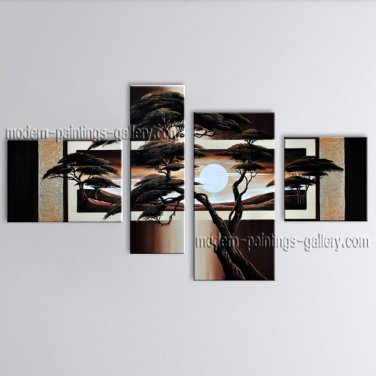 Handmade Large Contemporary Wall Art Landscape Painting Interior Design