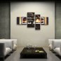 Tetraptych Contemporary Wall Art Landscape Painting Interior Design