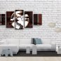 Handmade 5 Pieces Contemporary Wall Art Landscape Painting Inner Stretched
