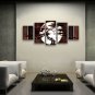 Handmade 5 Pieces Contemporary Wall Art Landscape Painting Inner Stretched