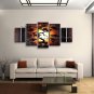 Handmade 5 Pieces Contemporary Wall Art Landscape Painting Artwork Images