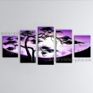 5 Pieces Contemporary Wall Art Landscape Painting Decoration Ideas