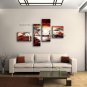 4 Pieces Contemporary Wall Art Landscape Painting Decoration Ideas