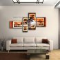 Handmade 4 Pieces Contemporary Wall Art Landscape Painting Interior Design