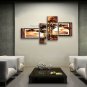 4 Pieces Contemporary Wall Art Landscape Painting On Canvas Artworks