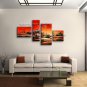Tetraptych Contemporary Wall Art Landscape Painting Artwork Images