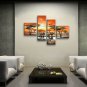 Tetraptych Contemporary Wall Art Landscape Painting Decoration Ideas