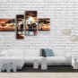Handmade 4 Pieces Contemporary Wall Art Landscape Painting Gallery Wrapped
