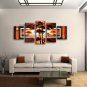 Handmade 5 Pieces Contemporary Wall Art Landscape Painting Oil On Canvas