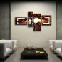 Handmade 4 Pieces Contemporary Wall Art Landscape Painting Gallery Wrapped