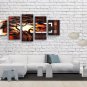Pentaptych Contemporary Wall Art Landscape Painting Decoration Ideas