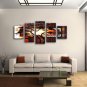 Pentaptych Contemporary Wall Art Landscape Painting Decoration Ideas