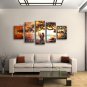 Handmade 5 Pieces Contemporary Wall Art Landscape Painting Gallery Wrapped