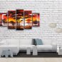 Pentaptych Contemporary Wall Art Landscape Painting Decoration Ideas