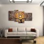 Tetraptych Contemporary Wall Art Landscape Painting Tree Gallery Wrapped