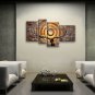 Tetraptych Contemporary Wall Art Landscape Painting Tree Gallery Wrapped