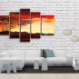 Handmade 5 Pieces Contemporary Wall Art Landscape Painting Inner Framed