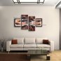 Handmade Large Contemporary Wall Art Landscape Painting Tree Inner Framed