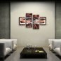 Handmade Large Contemporary Wall Art Landscape Painting Tree Inner Framed