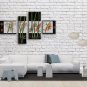 Tetraptych Contemporary Wall Art Landscape Painting Tree Inner Framed