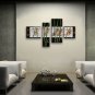 Tetraptych Contemporary Wall Art Landscape Painting Tree Inner Framed