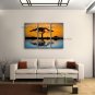 Stunning Contemporary Wall Art Landscape Painting Tree Inner Framed