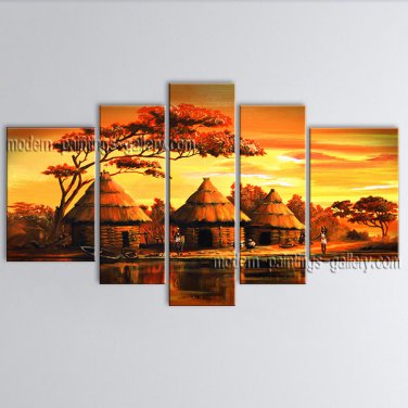 Handmade Large Contemporary Wall Art Landscape Painting Decoration Ideas