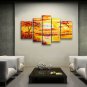 Handmade Large Contemporary Wall Art Landscape Painting Canvas Stretched