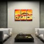 Beautiful Contemporary Wall Art Landscape Painting Africa Sunset Scene