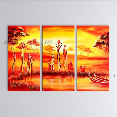 Handmade Stunning Contemporary Wall Art Landscape Painting Ready To Hang