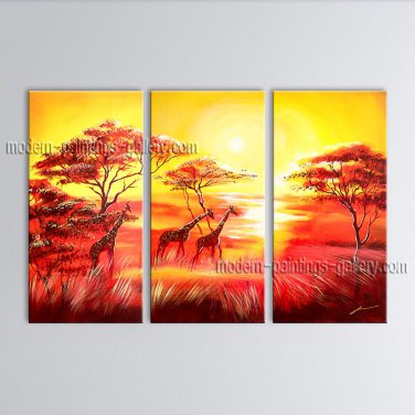 Beautiful Contemporary Wall Art Landscape Painting Decoration Ideas