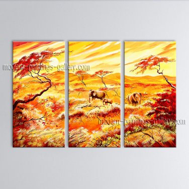 Handmade Elegant Contemporary Wall Art Landscape Painting Ready To Hang