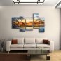 Pentaptych Contemporary Wall Art Landscape Painting Decoration Ideas