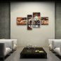 Handmade 4 Pieces Contemporary Wall Art Landscape Painting Ready To Hang