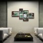 4 Pieces Contemporary Wall Art Landscape Painting Tree Decoration Ideas