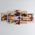 5 Pieces Contemporary Wall Art Landscape Painting Decoration Ideas