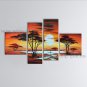 4 Pieces Contemporary Wall Art Landscape Painting Decoration Ideas