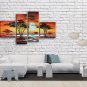4 Pieces Contemporary Wall Art Landscape Painting Decoration Ideas