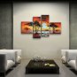4 Pieces Contemporary Wall Art Landscape Painting Decoration Ideas