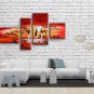Tetraptych Contemporary Wall Art Landscape Painting African Scenery