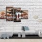 Large Contemporary Wall Art Landscape Painting Africa Sunset Scene