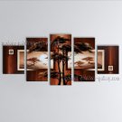 Handmade Tetraptych Contemporary Wall Art Landscape Painting Ready To Hang