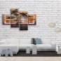 4 Pieces Contemporary Wall Art Landscape Painting Tree Ready To Hang